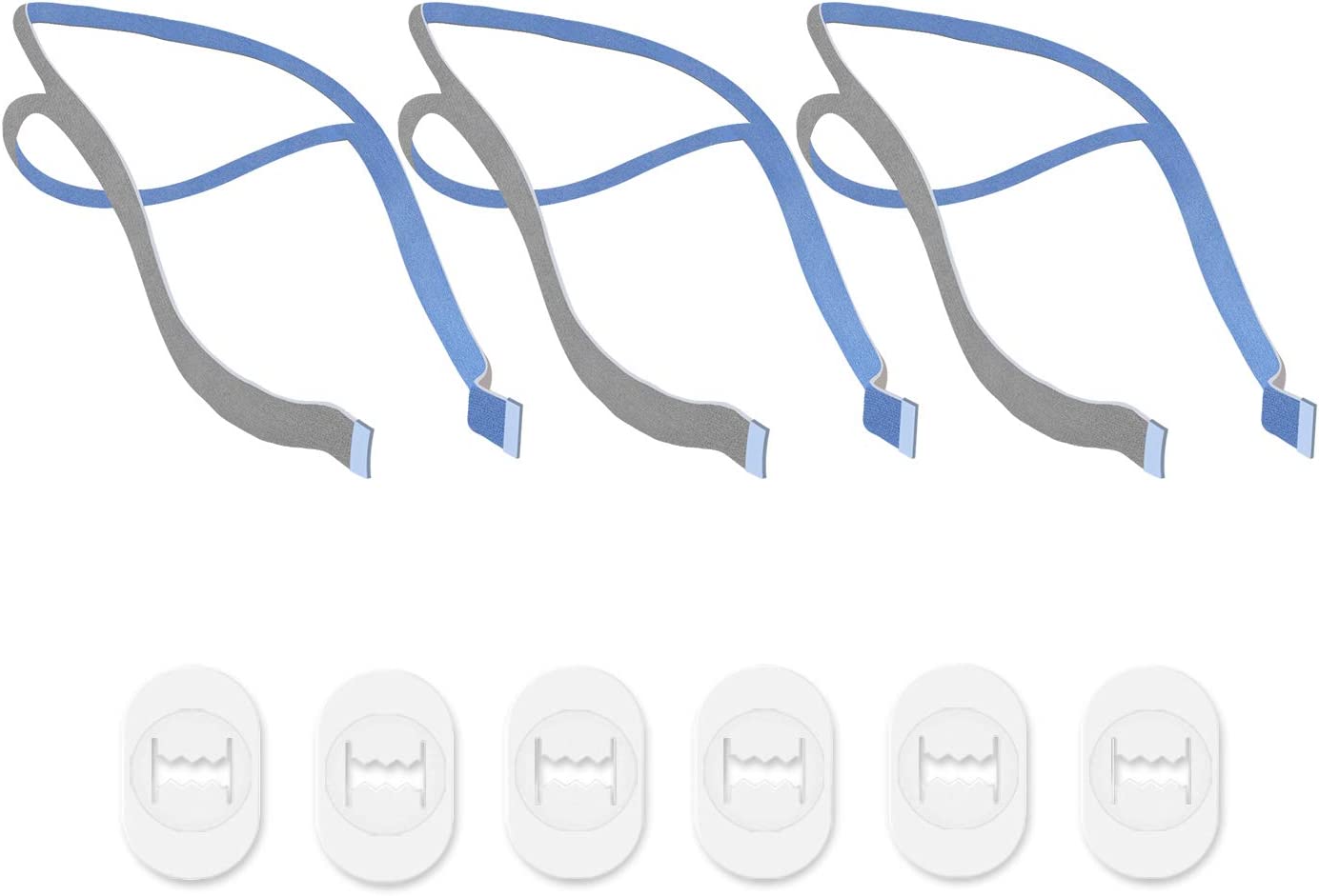 Replacement Headgear Compatible with ResMed Airfit P10 Nasal Pillow CPAP Mask Straps Included 3 Supe
