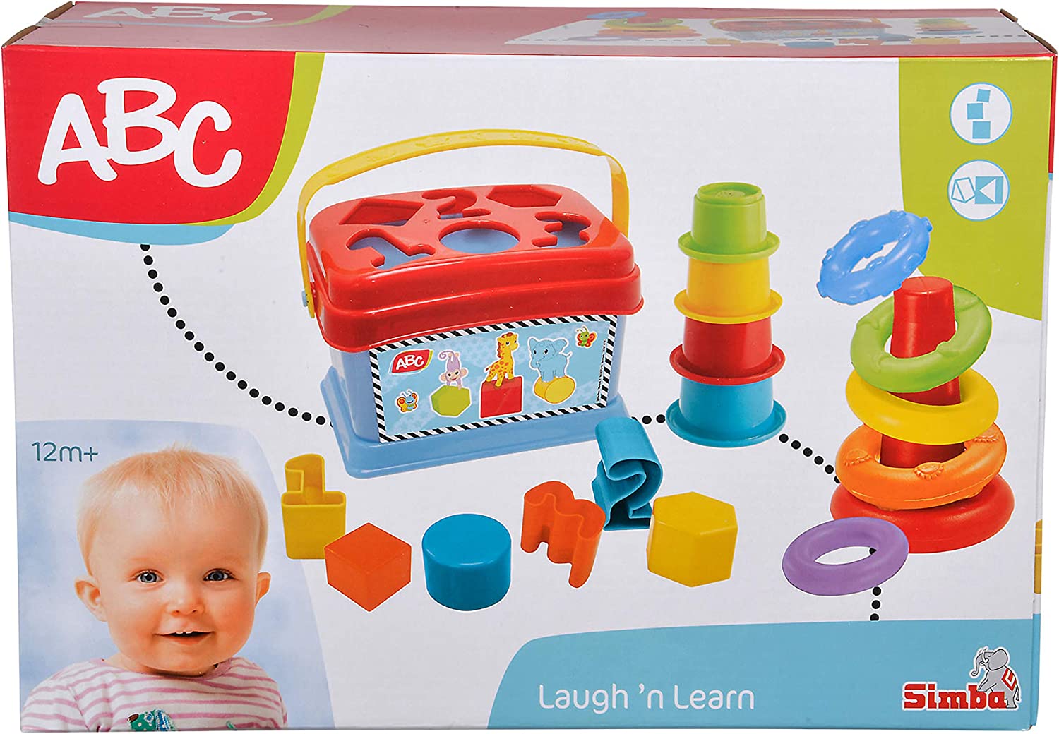 Simba Toys - ABC Baby Stacking Playset