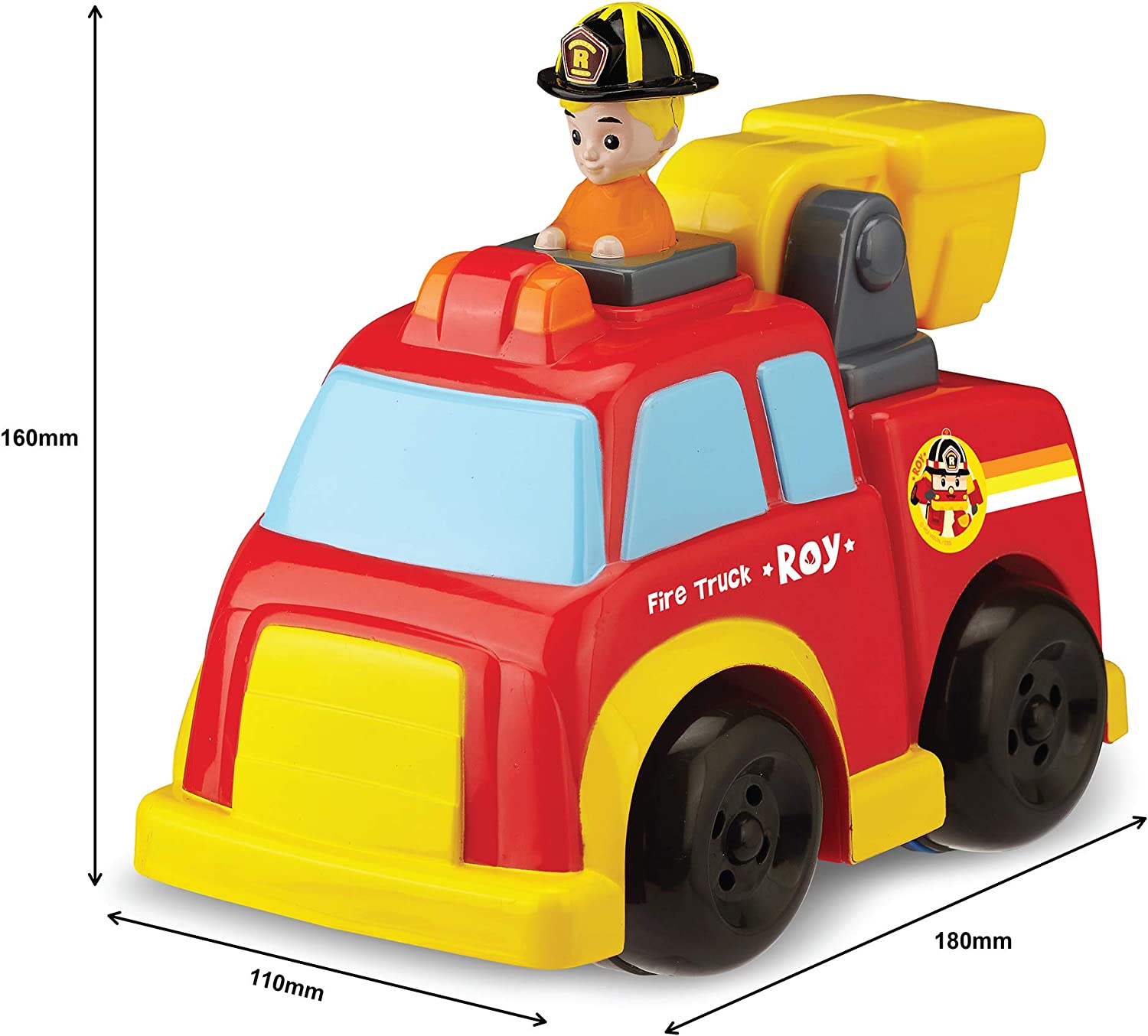 Robocar Poli - Push and go fire Truck