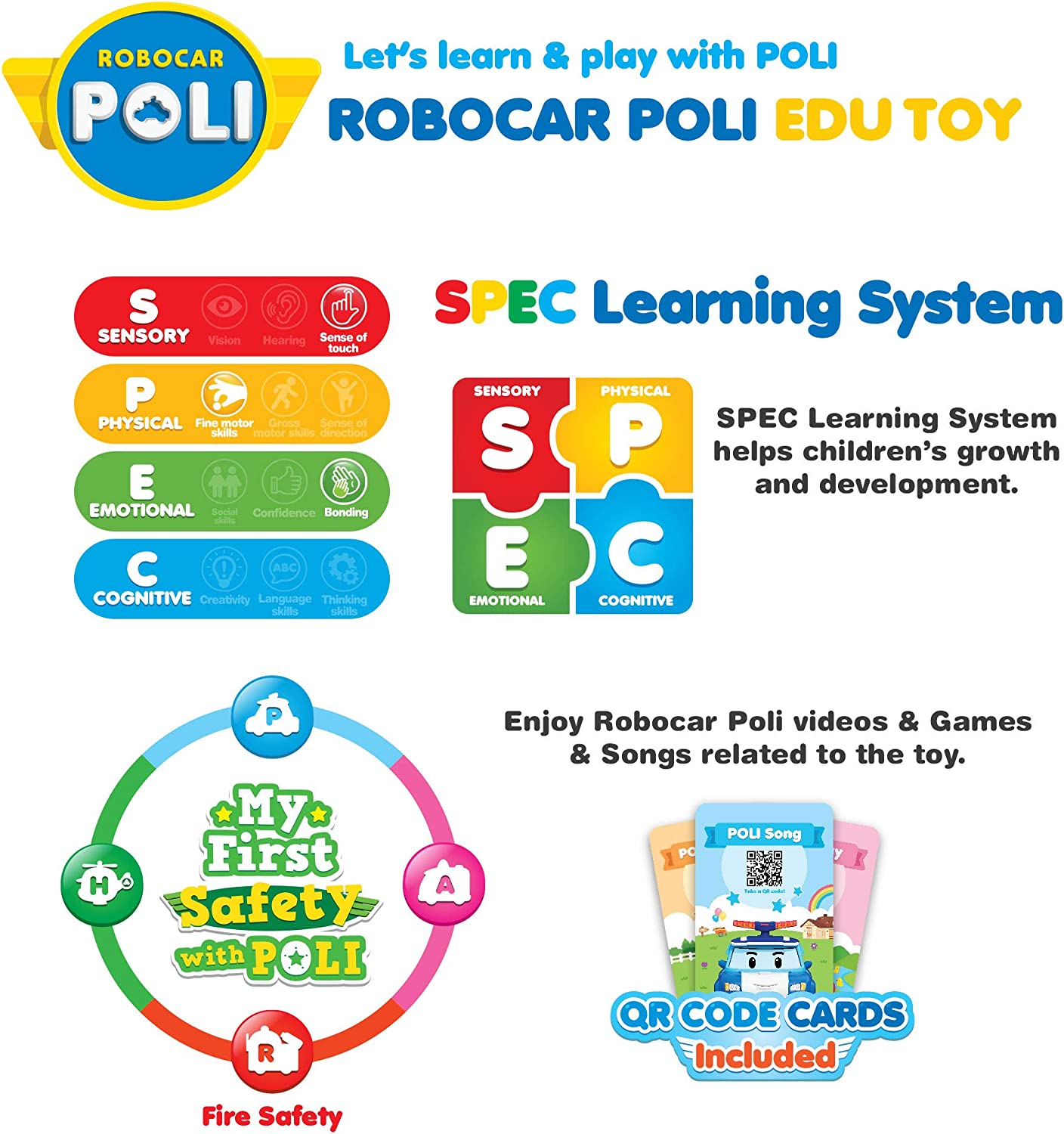 Robocar Poli - Push and go fire Truck