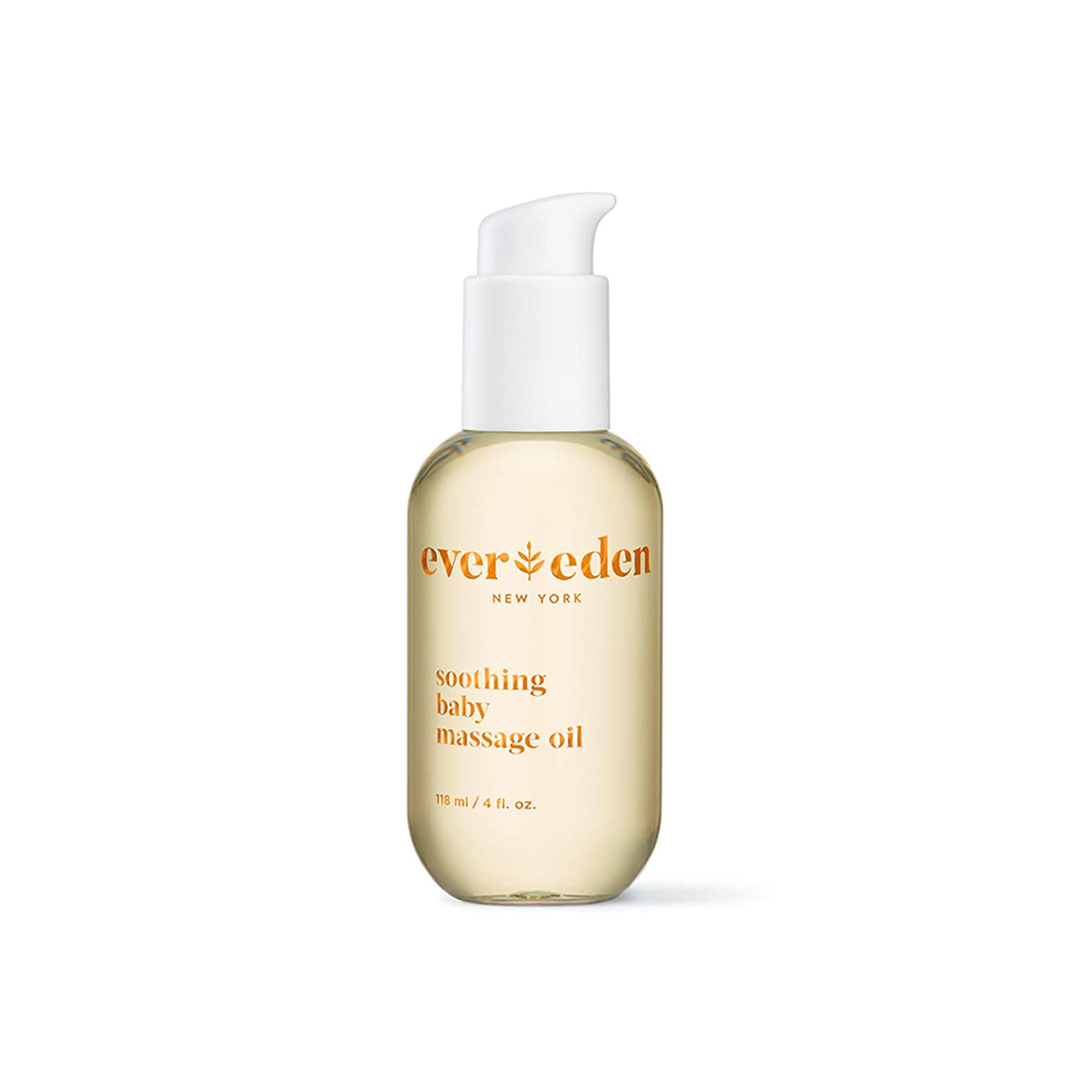 Evereden Soothing Baby Massage Oil 4 fl oz. | All Natural and Clean Baby Care | Non-toxic and Fragra