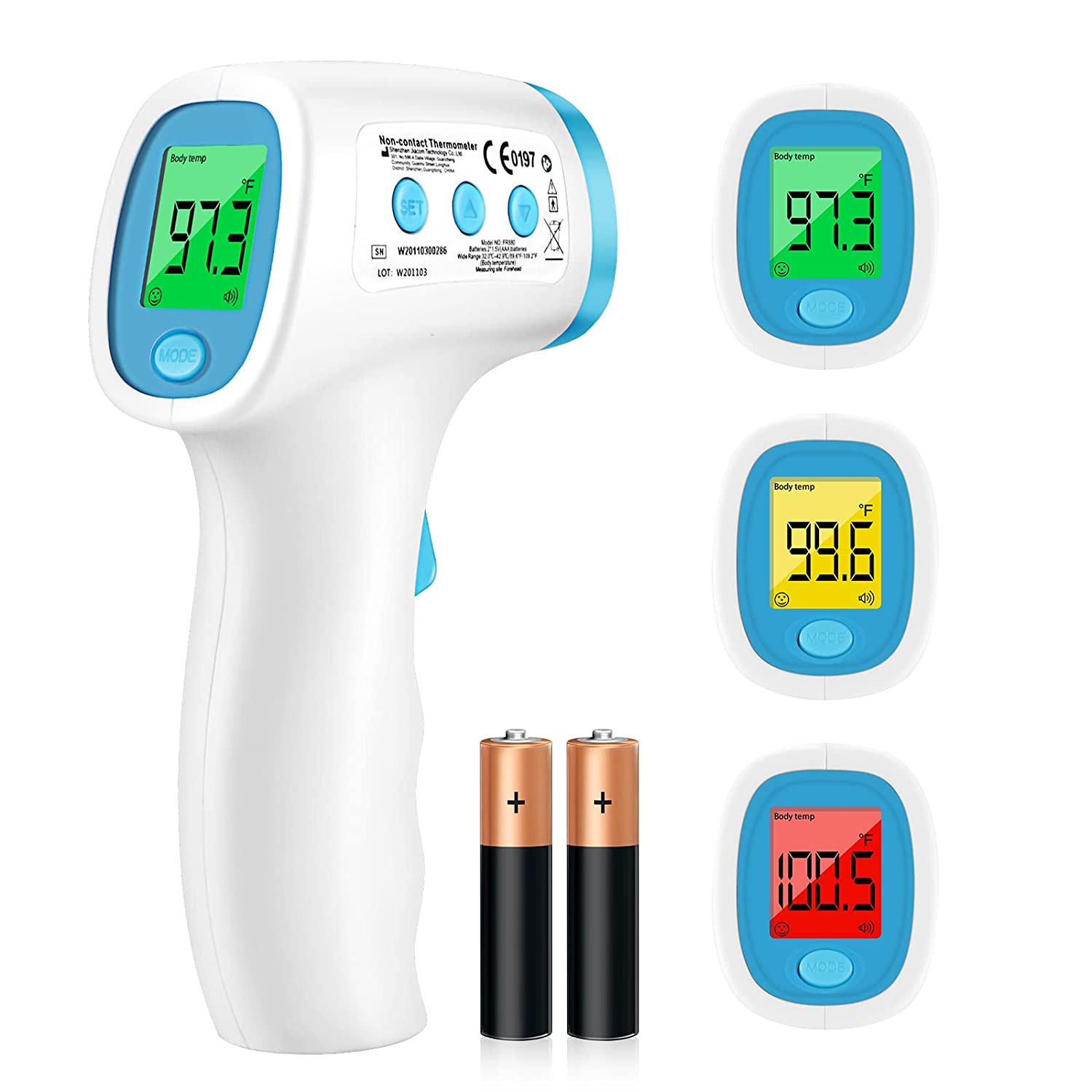 Infrared Thermometer Touchless Forehead Thermometer for Adults. 3 in 1 Digital Thermometer for Body 