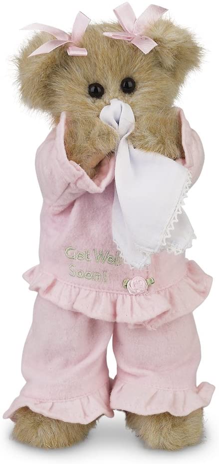 Bearington Sicky Vicky Get Well Soon Stuffed Animal Teddy Bear 10