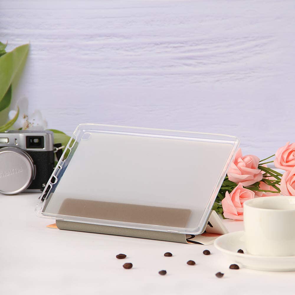 Herzzer Three Fold Leather Case for Amazon Fire HD 8 2016/2017/2018,Slim Multi-Angle View Folio Stan