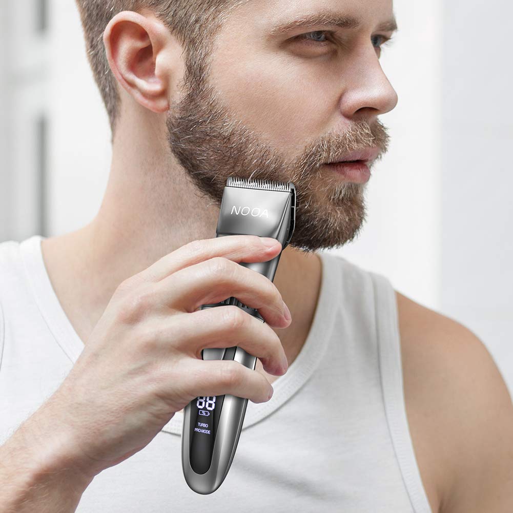 NOOA Cordless Hair Clippers for Men Hair Trimmer Haircut Kit, Rechargeable Mens Beard Trimmer Comple