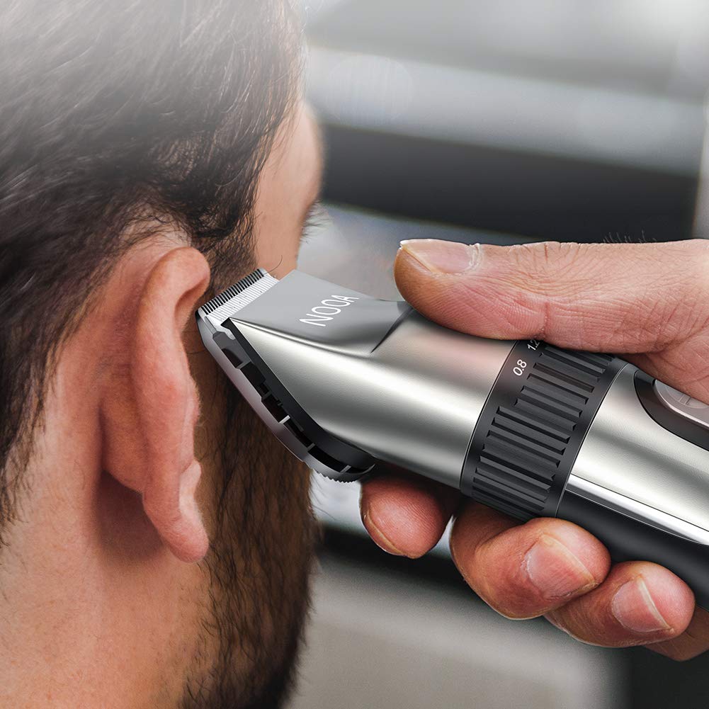 NOOA Cordless Hair Clippers for Men Hair Trimmer Haircut Kit, Rechargeable Mens Beard Trimmer Comple