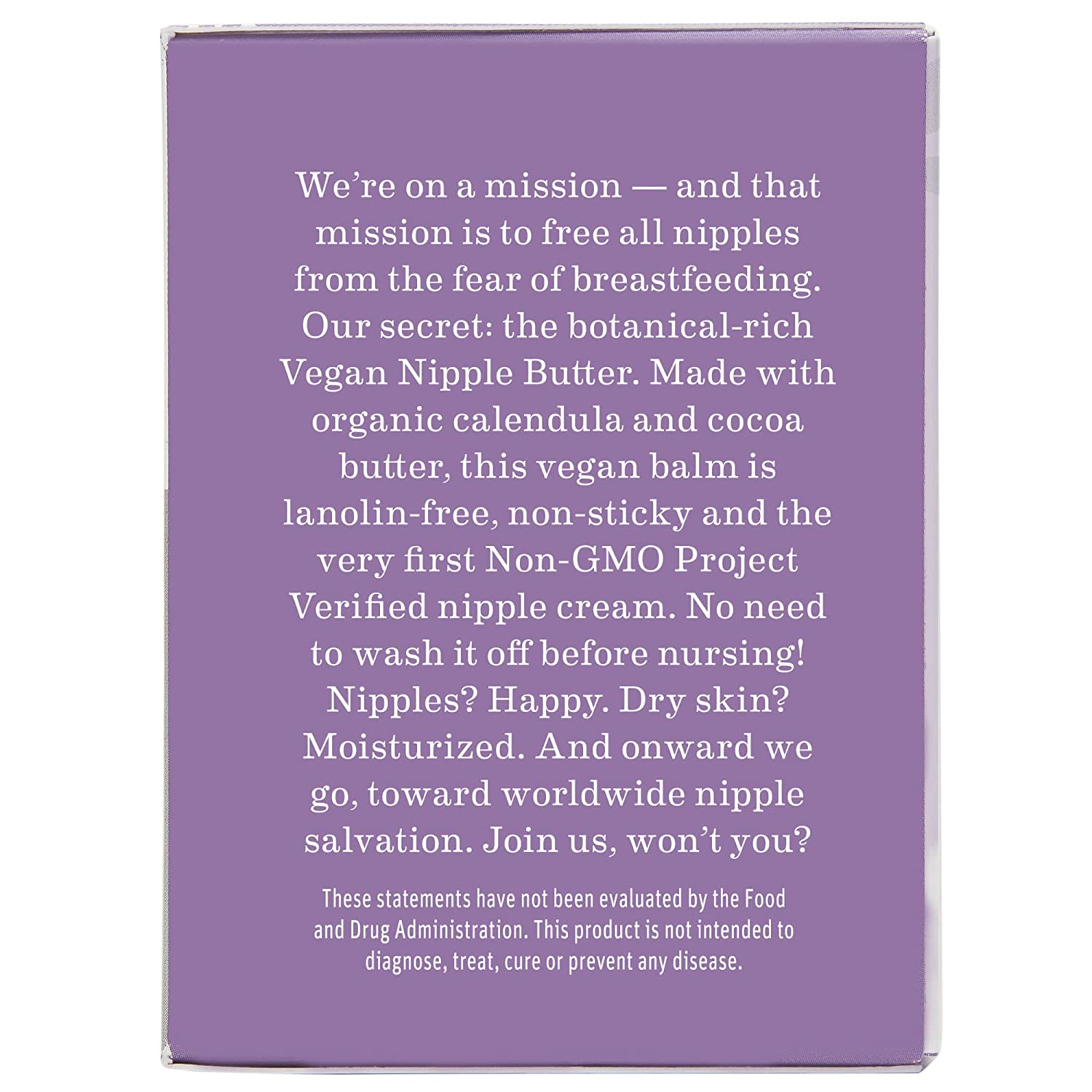 Vegan Nipple Butter Breastfeeding Cream by Earth Mama | Lanolin-free 2-Ounce (3-Pack)