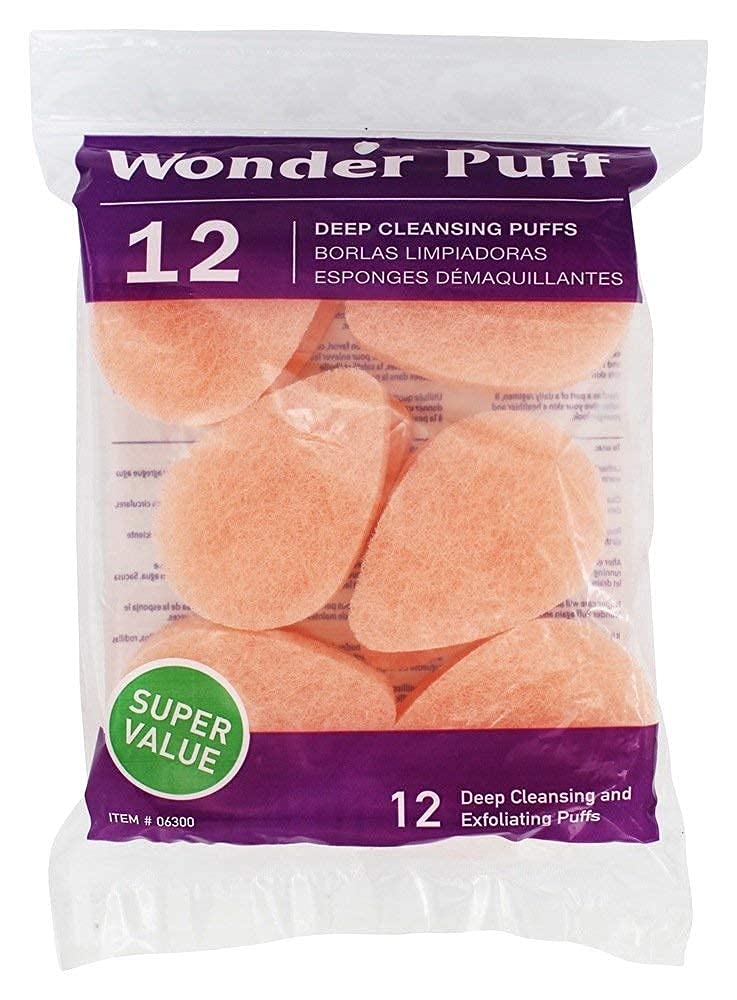 Wonder Puff Deep Cleansing Puffs, 12 Count