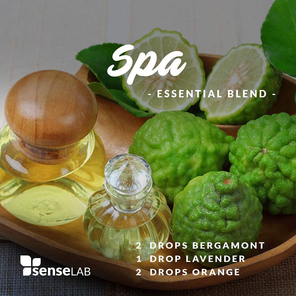 SenseLAB Bergamot Essential Oil - 100 % Pure Extract Bergamot Oil Therapeutic Grade - Hair Care Oil