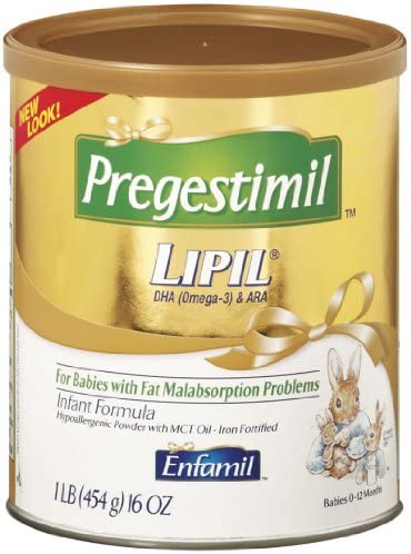 Enfamil Pregestimil Infant Formula with MCT Oil, for Fat Malabsorption Problems, Hypoallergenic Powd