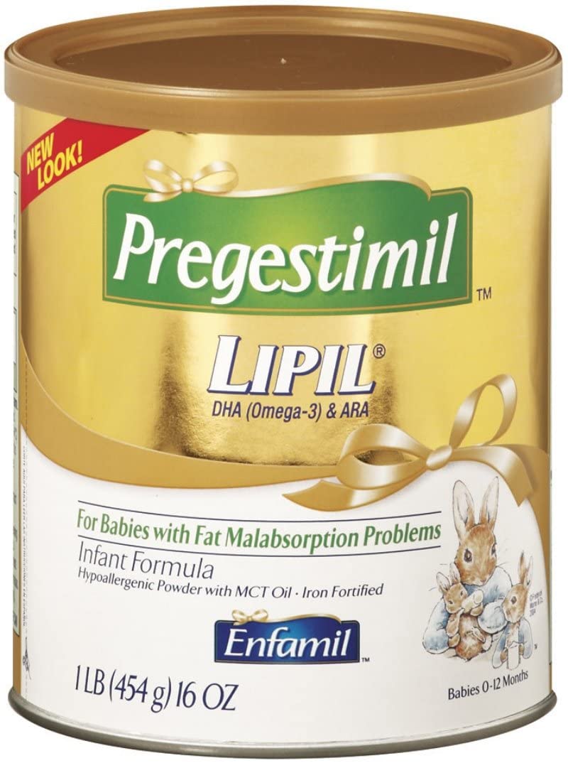 Enfamil Pregestimil Infant Formula with MCT Oil, for Fat Malabsorption Problems, Hypoallergenic Powd
