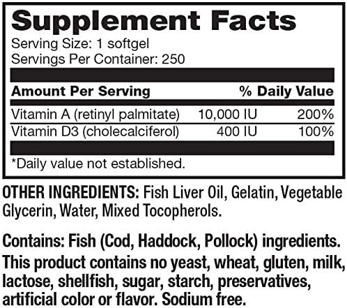 Hi-Health Ultra Plan Vitamins A&D (250 softgels)