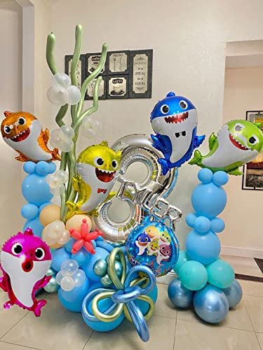 Baby Shark Helium Balloons - 5Pcs 26