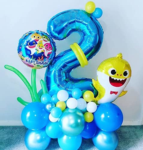 Baby Shark Helium Balloons - 5Pcs 26