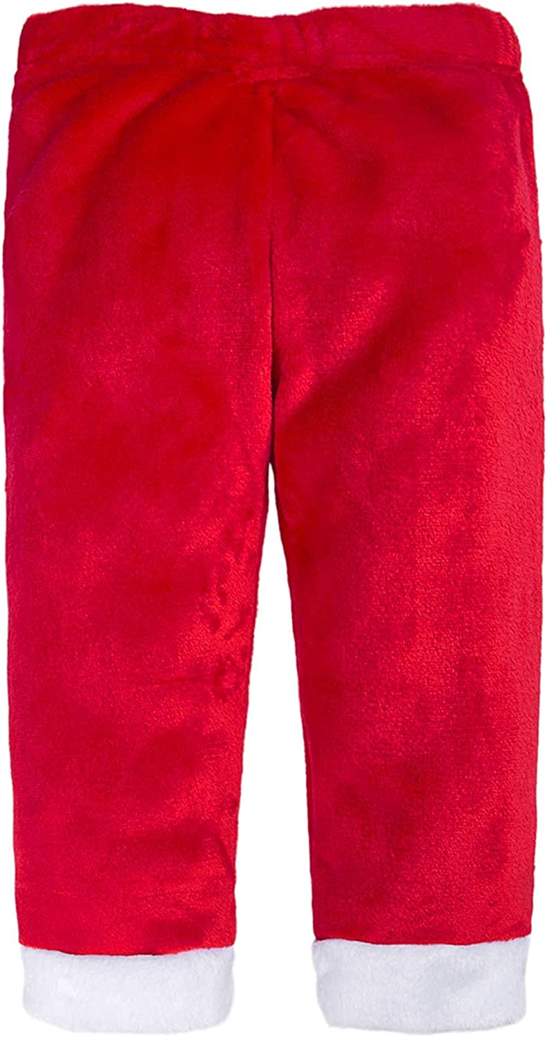 BIG ELEPHANT Unisex Baby 1 Piece Warm Christmas Long Sleeve Romper Pajama with Hat