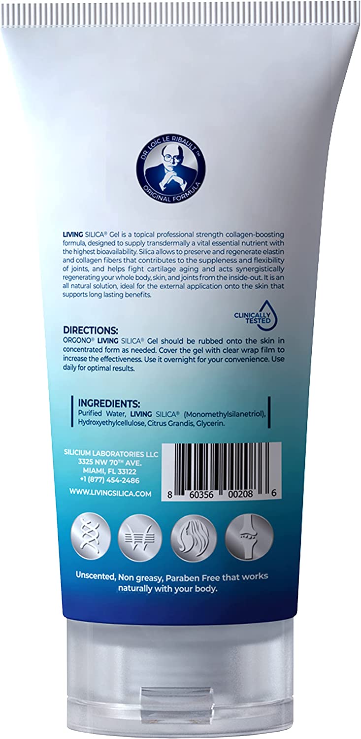 Living Silica Collagen Booster Gel | Living Silica Supplement for Skin Application and Dermal Absorp