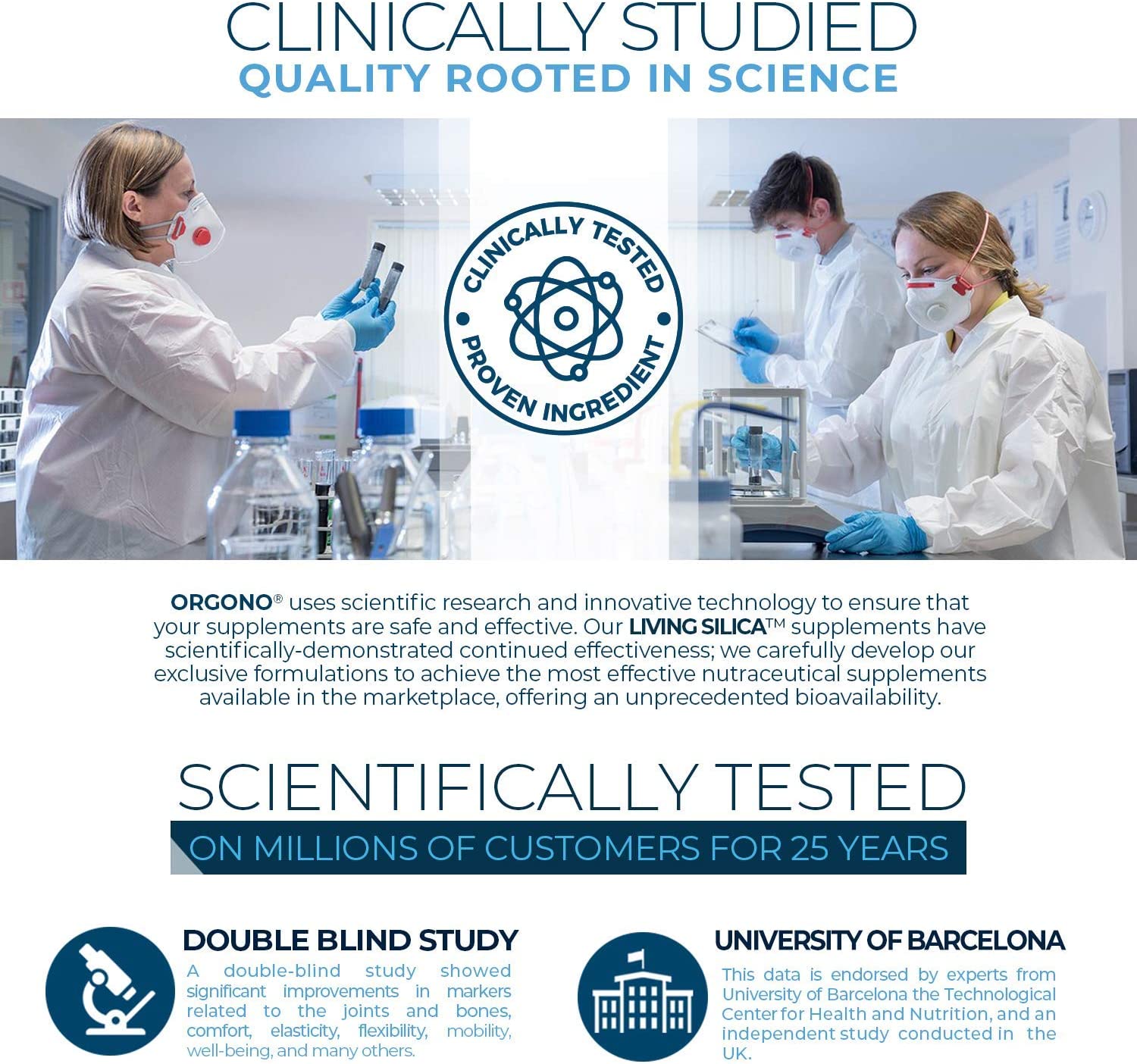 Living Silica Collagen Booster Gel | Living Silica Supplement for Skin Application and Dermal Absorp