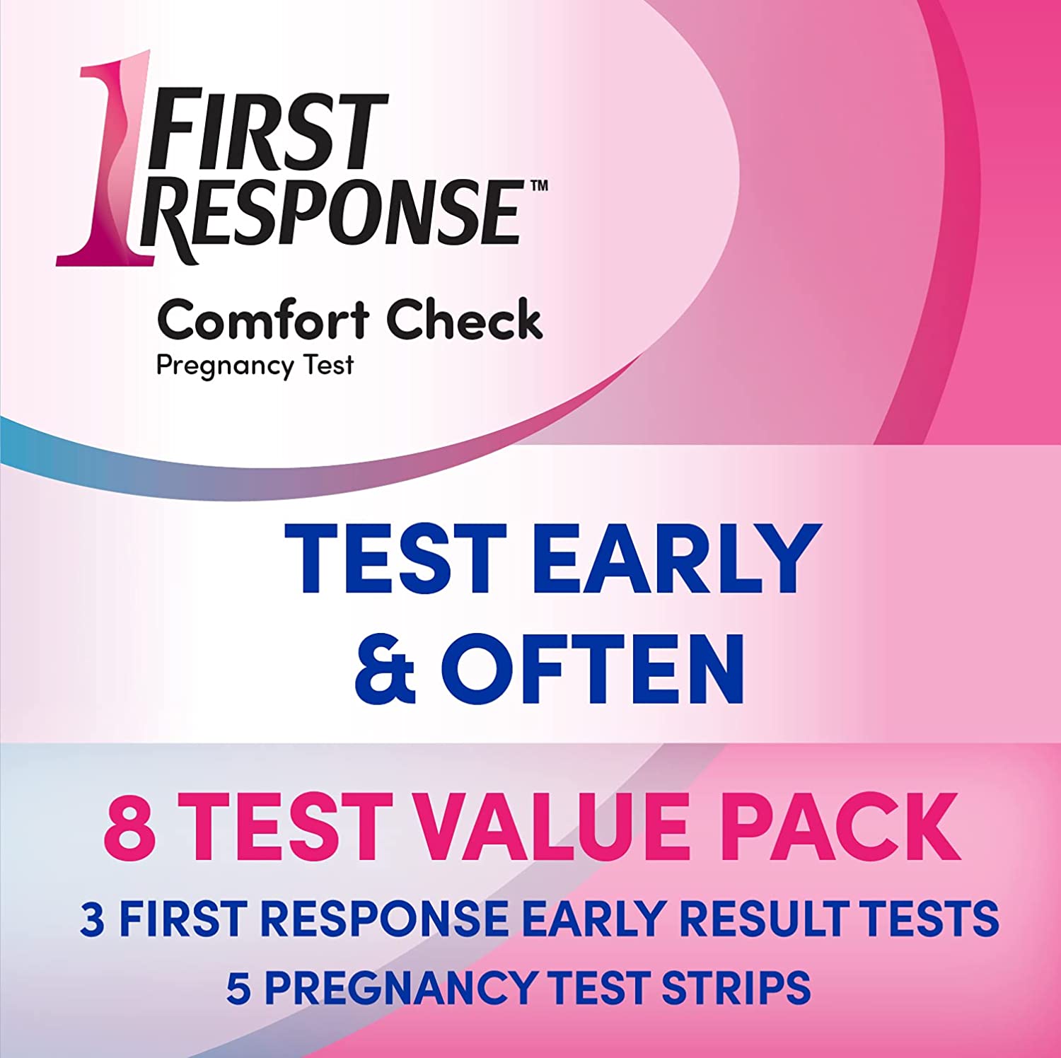 FIRST RESPONSE Comfort Check Pregnancy Test, 8 Count