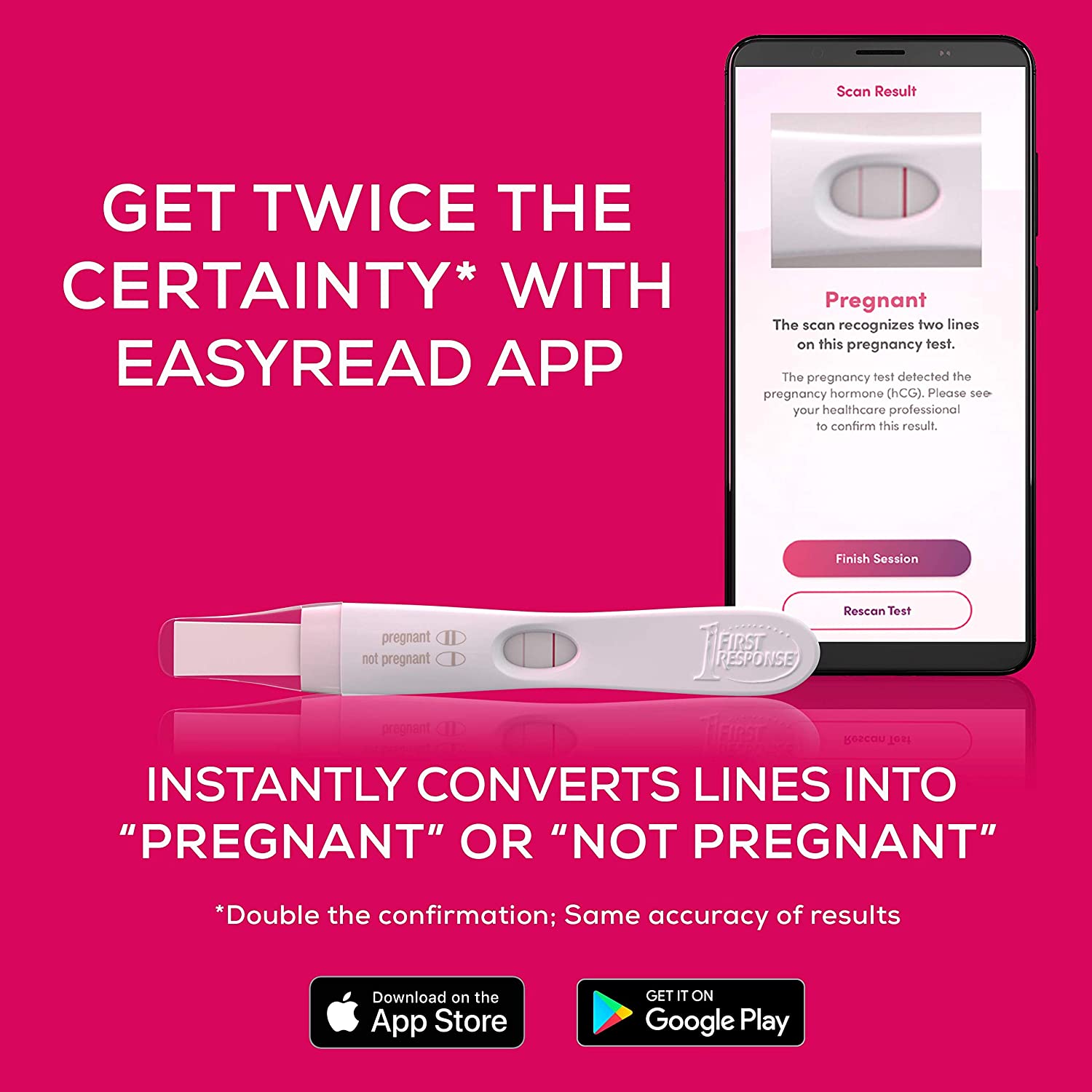 FIRST RESPONSE Comfort Check Pregnancy Test, 8 Count