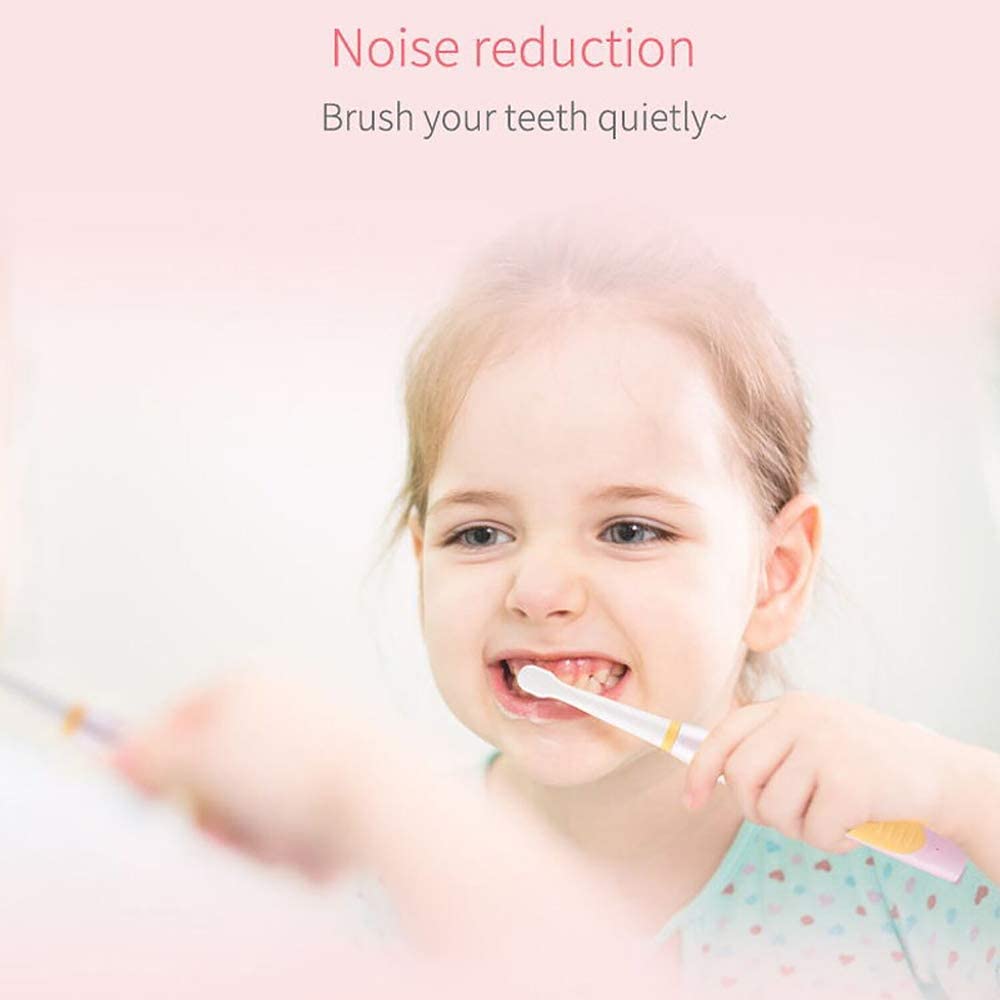 SEAGO Kids Sonic Electric Toothbrush, USB Rechargeable, 2-Min Timer , 3 Modes, IPX7 Waterproof, 40,0