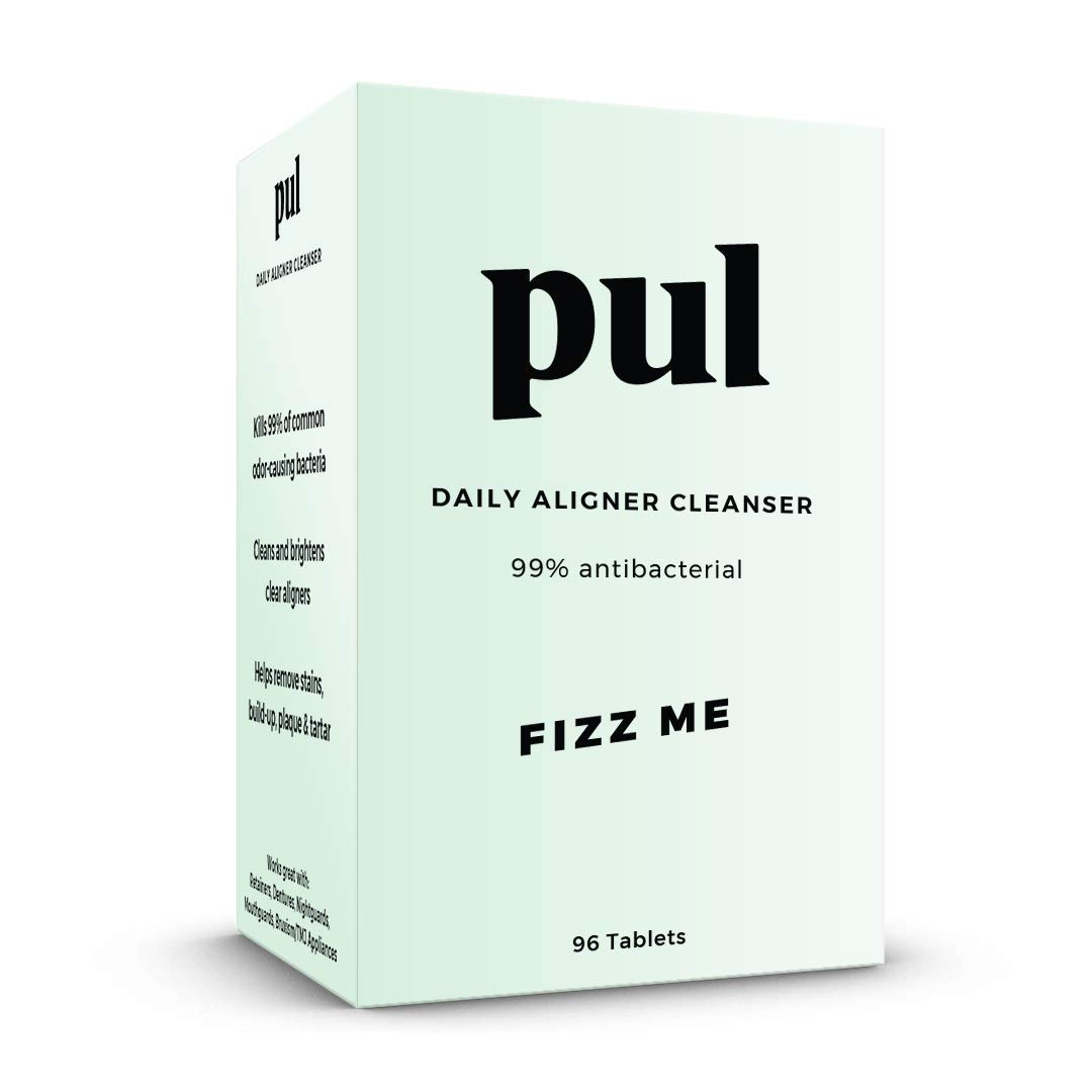 PUL Daily Aligner Cleanser Retainer Cleaner Tablets for Clean and Fresh Tasting Clear Aligners and R