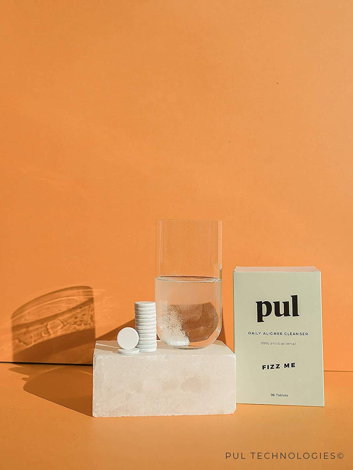 PUL Daily Aligner Cleanser Retainer Cleaner Tablets for Clean and Fresh Tasting Clear Aligners and R