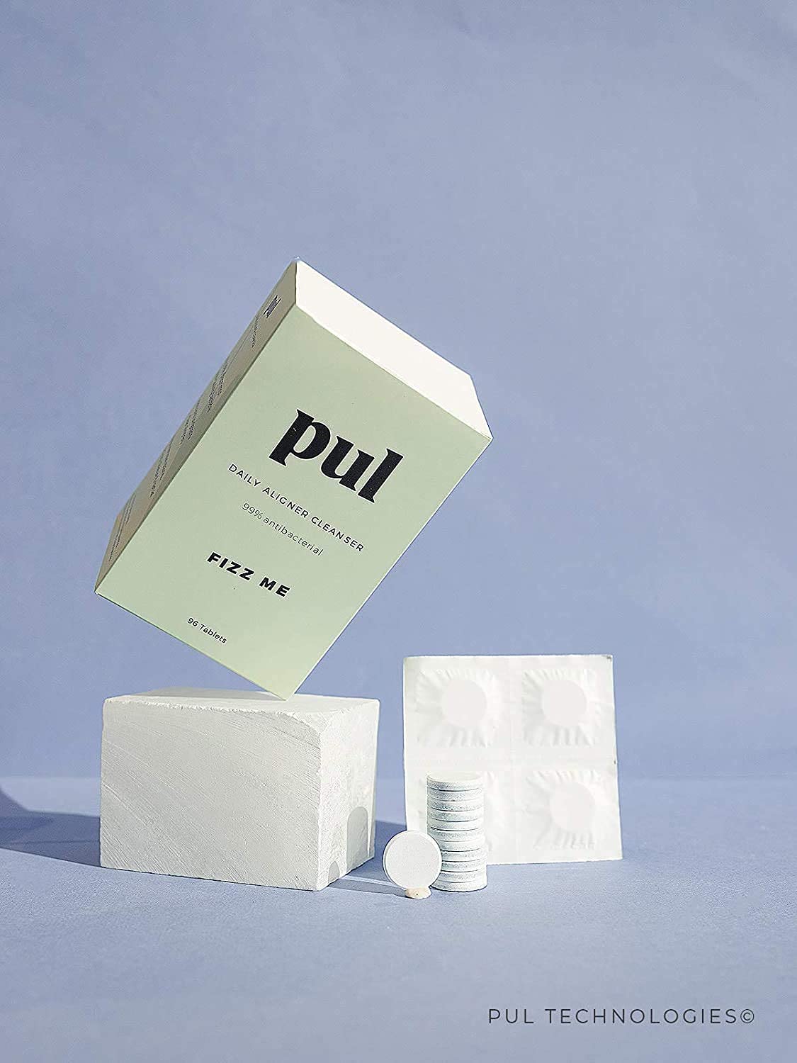 PUL Daily Aligner Cleanser Retainer Cleaner Tablets for Clean and Fresh Tasting Clear Aligners and R