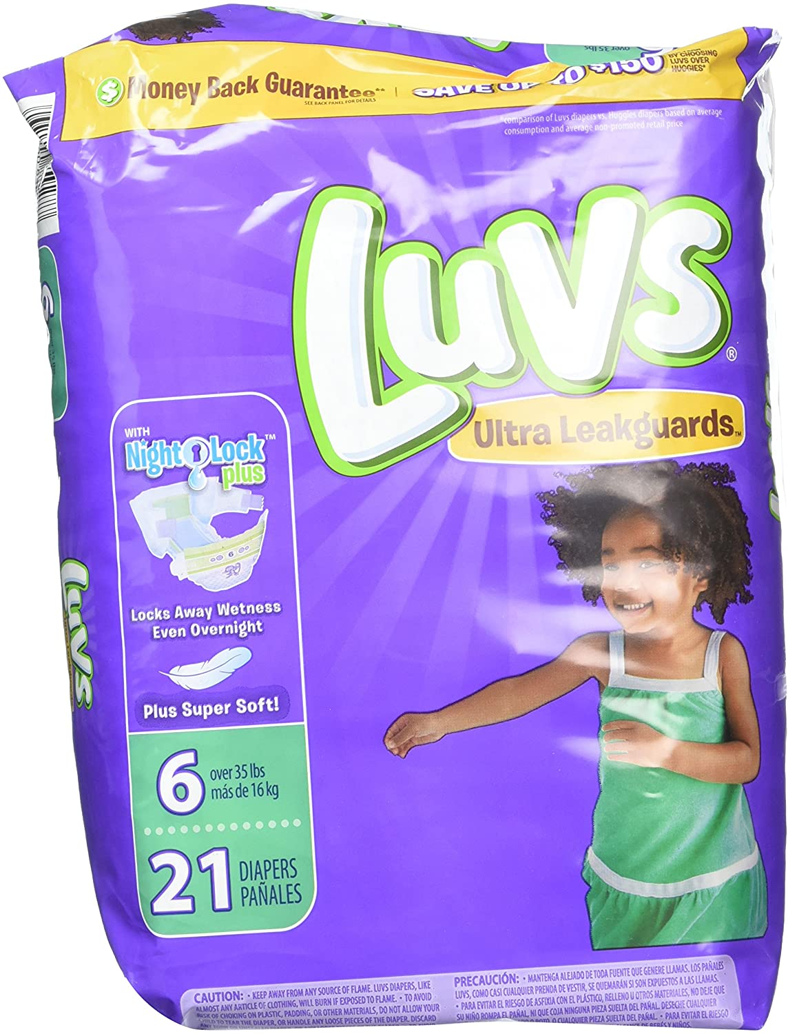 Luvs Ultra Leakguards, Stage 6 Disposable Diaper, 21 Ct
