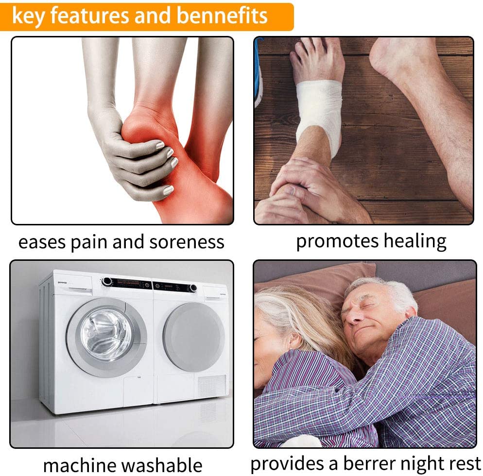 Fanwer Heel Protectors for Pressure Sores Foot Suppot Pillow, Heel