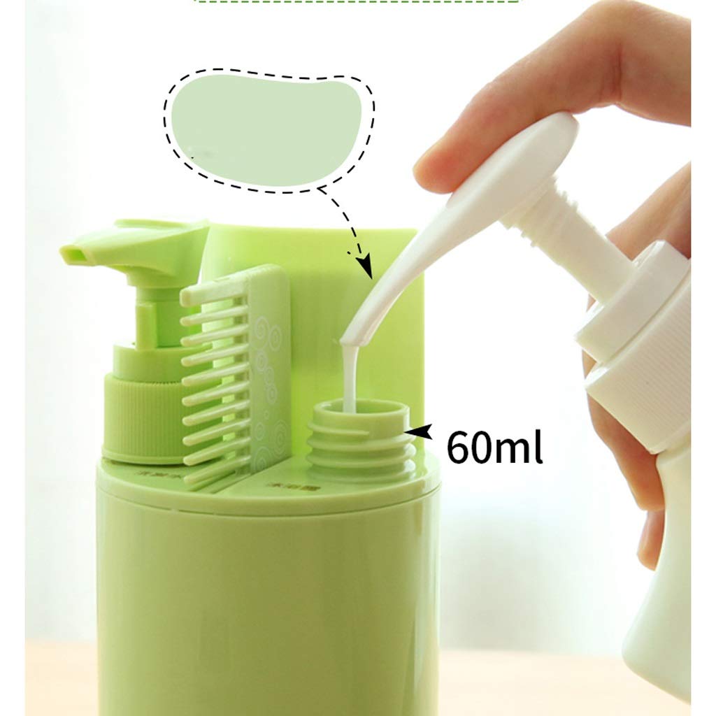 Travel Wash Cup Toothbrush Box Portable Storage Empty Bottle Travel Goods Travel Care Set (Color : G