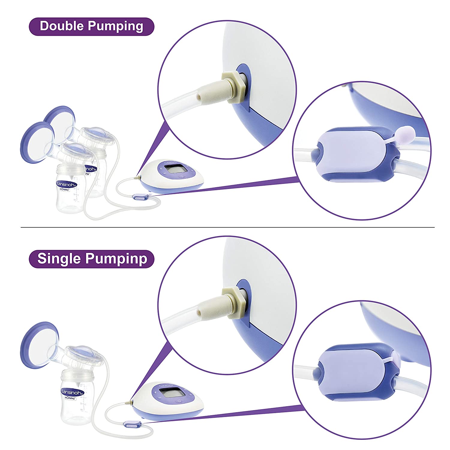Maymom Tubing Compatible with Lansinoh Breastpump Not Original Lansinoh Pump Parts Replace Lansinoh 