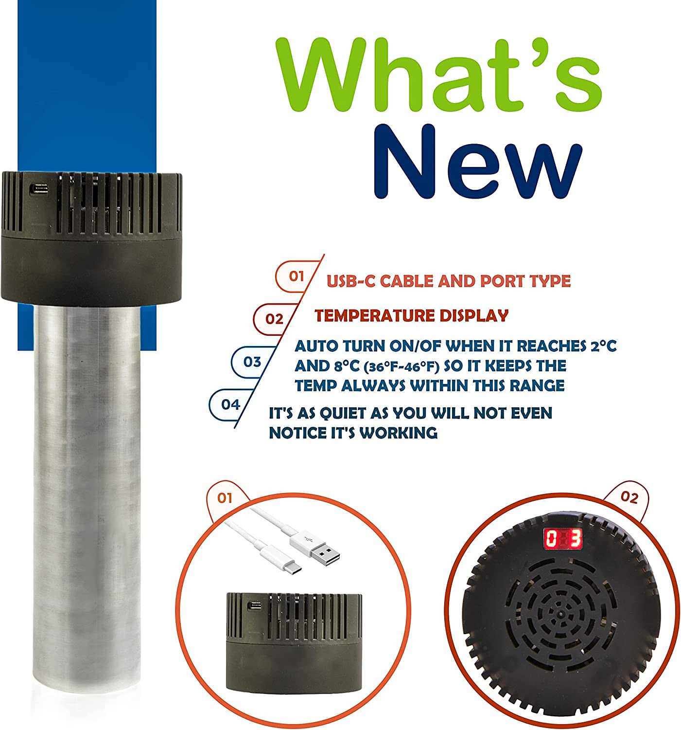 4ALLFAMILY AUTO Shut Off USB TSA Medication Cooler Travel Case Keeps Fridge Temp 36F-46F + Biogel Ic