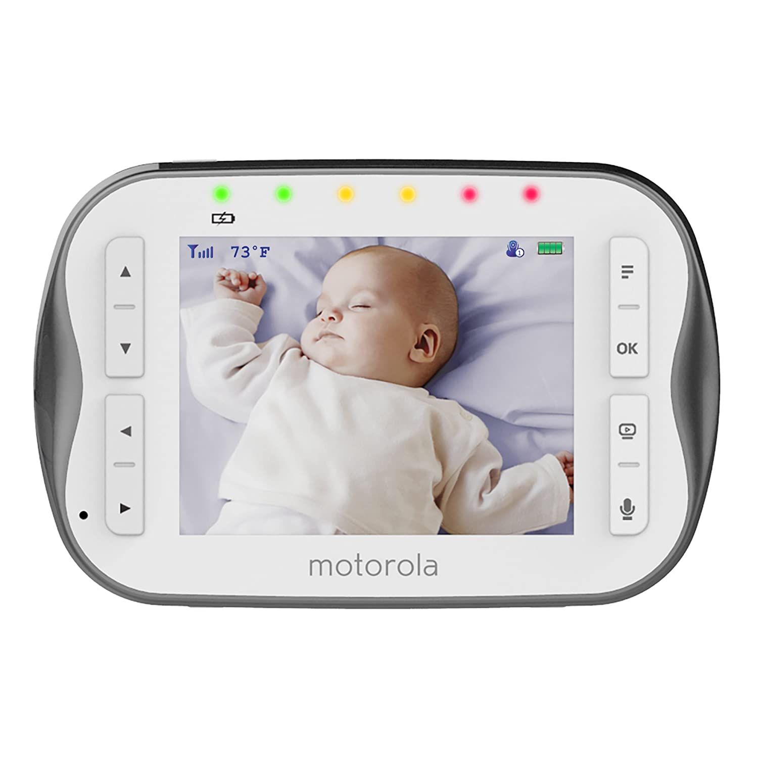 Motorola WiFi 3.5 Inch Video Baby Monitor Connect, Silver, Two Cameras