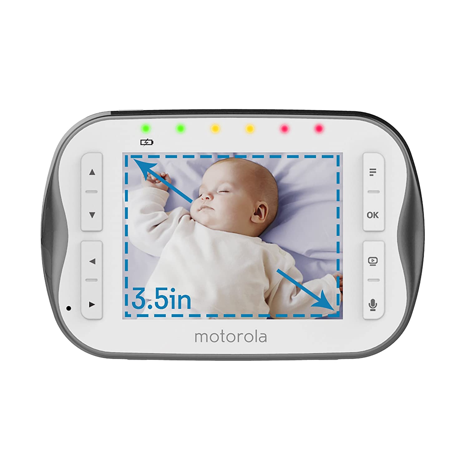 Motorola WiFi 3.5 Inch Video Baby Monitor Connect, Silver, Two Cameras