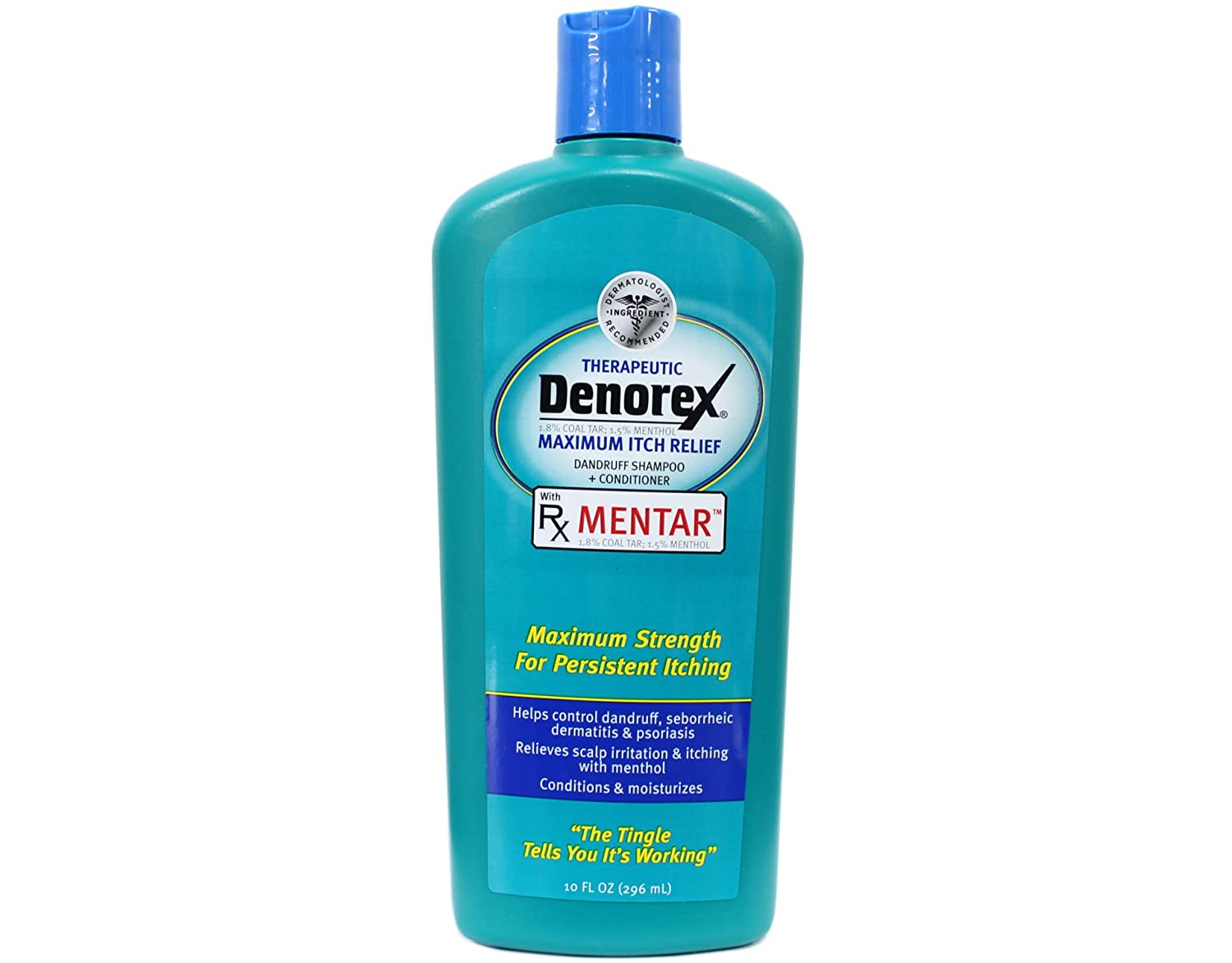 Denorex Therapeutic Maximum Itch Relief, Dandruff Shampoo plus