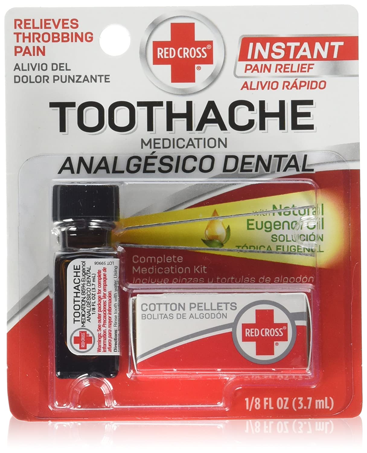 Red Cross Toothache Complete Medication Kit 0.12 oz Pack of, 2 Count