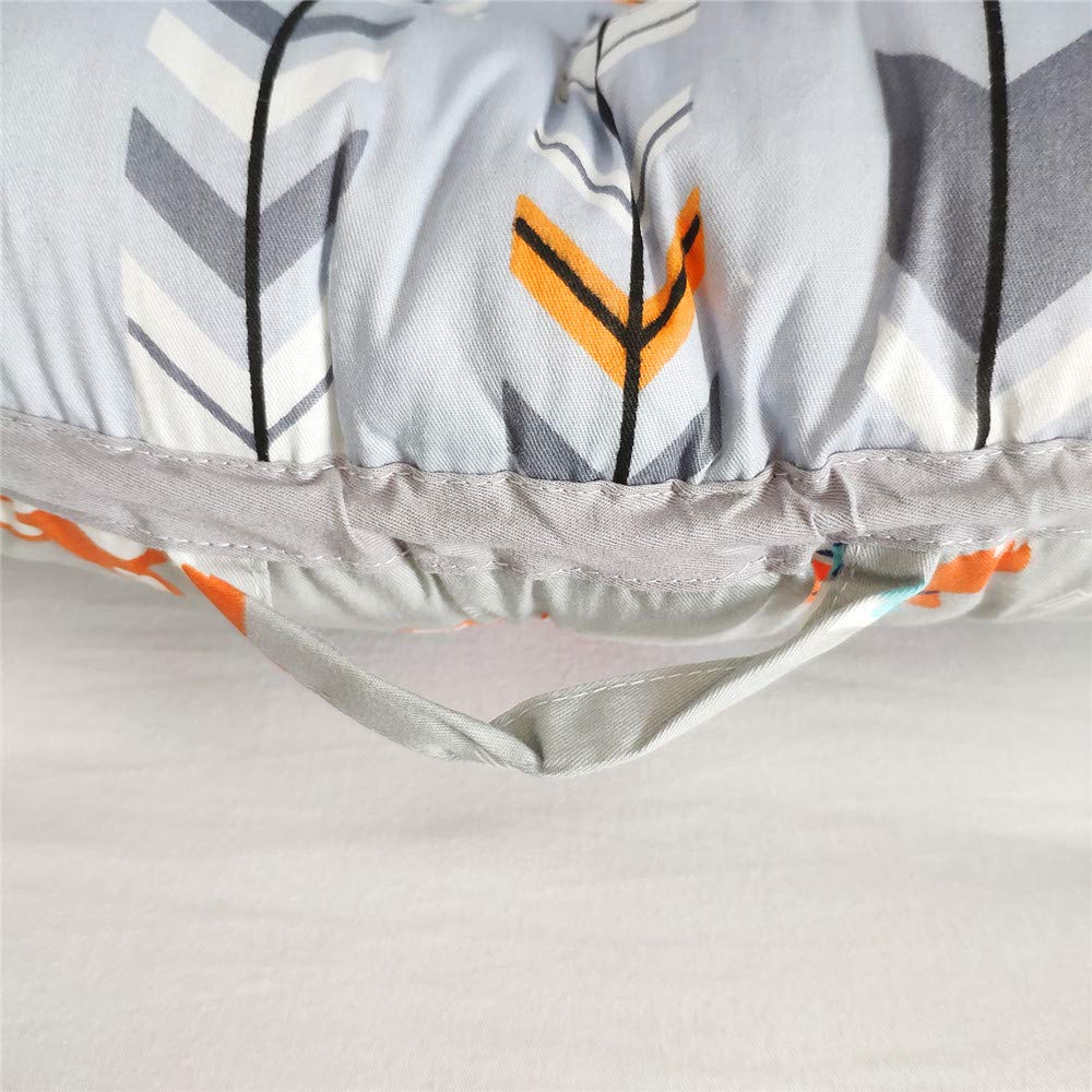 Abreeze Fox Baby Lounger Baby Nest Arrow Portable Super Soft Organic Cotton and Breathable Newborn L