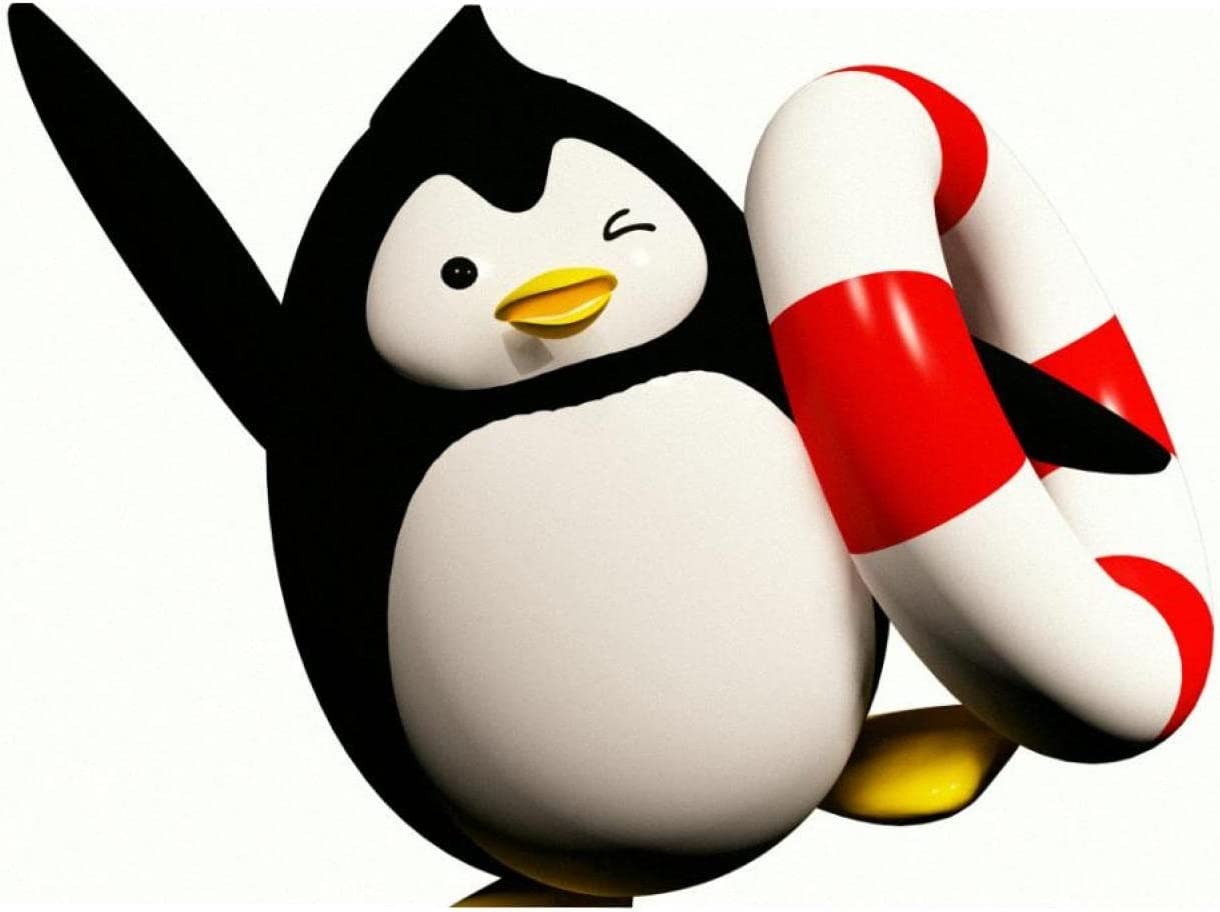 Mouse Pad Antarctic Penguin Mouse Mat Waterproof Non-Slip Rubber Base for Office Home Gaming Working