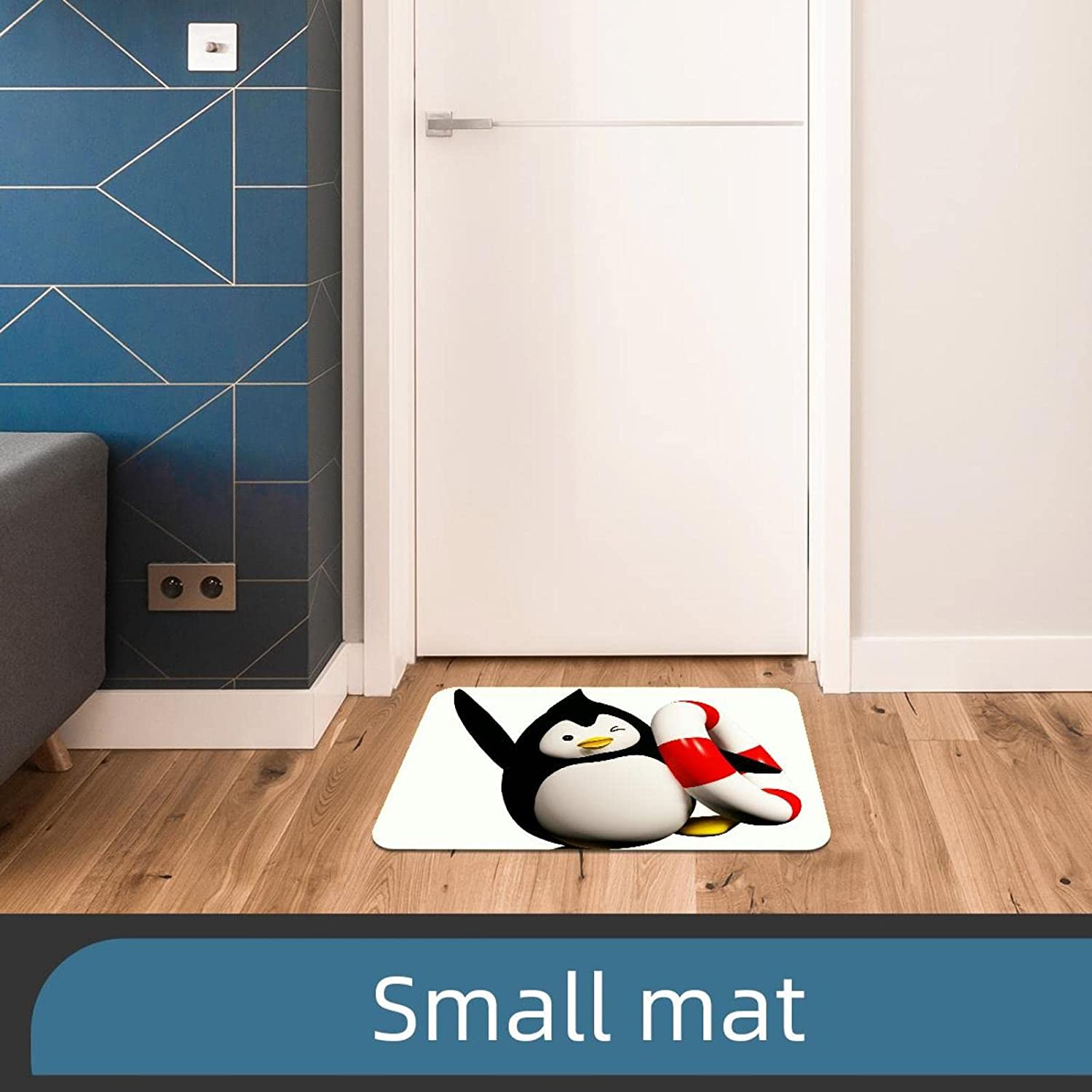 Mouse Pad Antarctic Penguin Mouse Mat Waterproof Non-Slip Rubber Base for Office Home Gaming Working