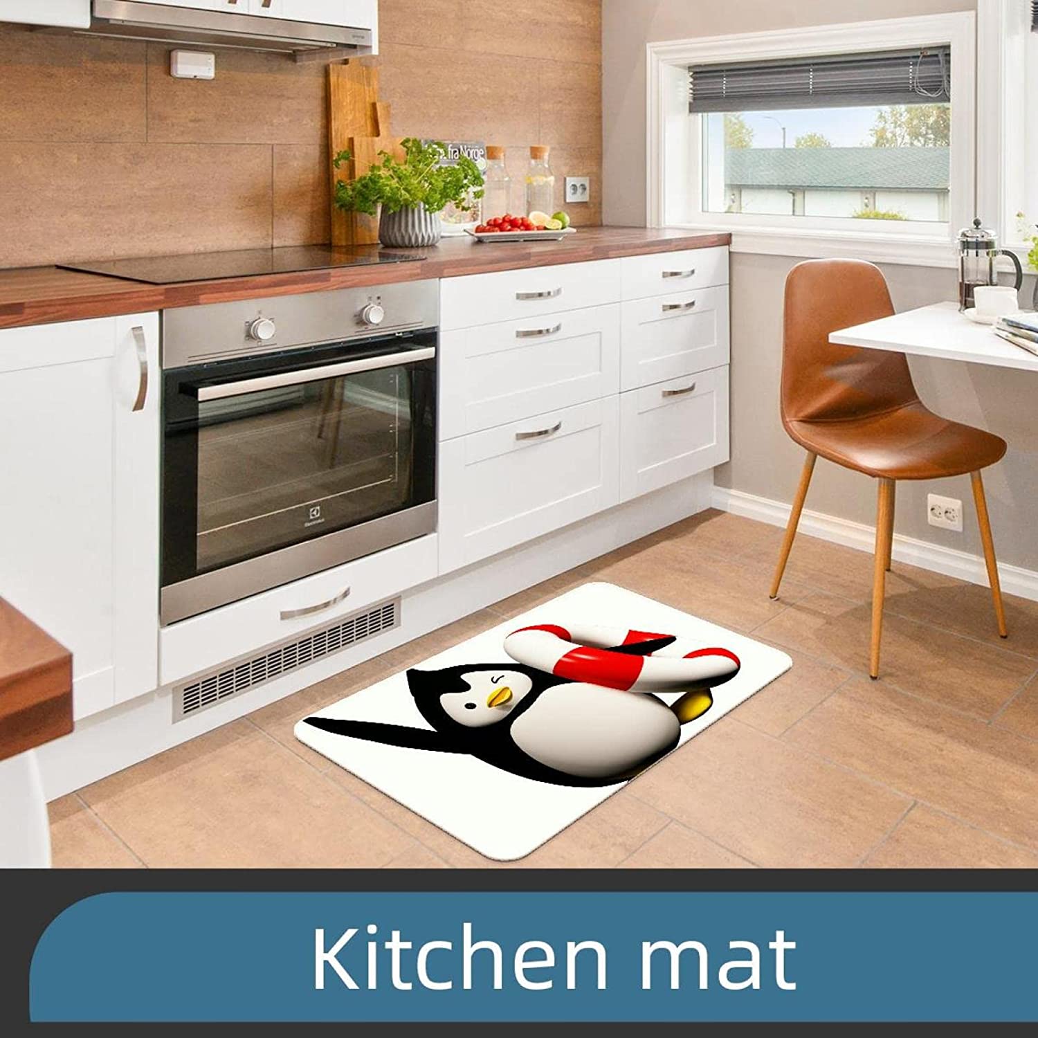 Mouse Pad Antarctic Penguin Mouse Mat Waterproof Non-Slip Rubber Base for Office Home Gaming Working