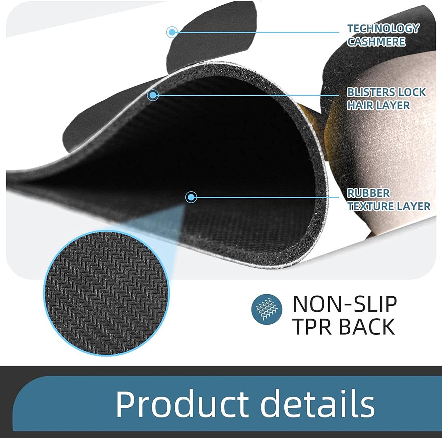 Mouse Pad Antarctic Penguin Mouse Mat Waterproof Non-Slip Rubber Base for Office Home Gaming Working