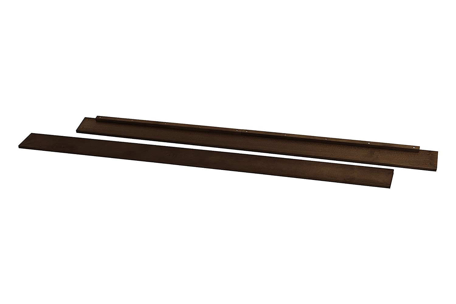 Full Size Conversion Kit Bed Rails for Davinci Anastasia 4-in-1 Crib (Espresso)