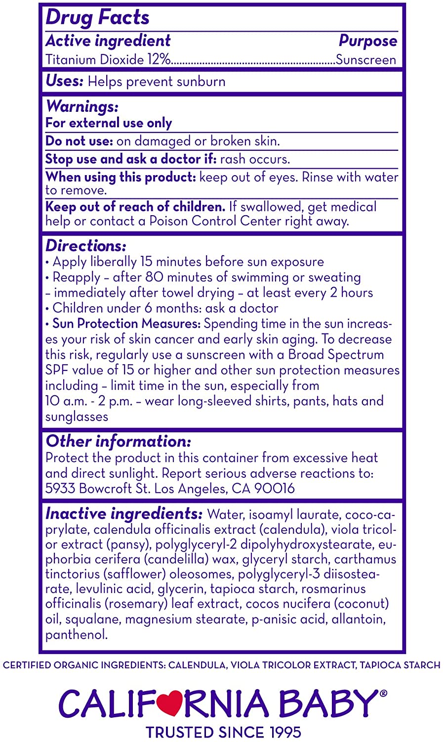 California Baby Super Sensitive Everyday Face and Body Lotion - Moisturizer for Dry Sensitive Skin,