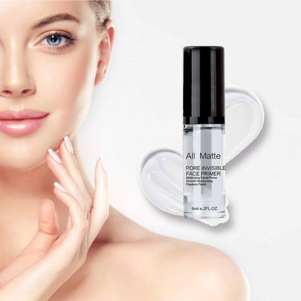 Ofanyia Facial Foundation Primer Shrink Pores Moisturizing Long Lasting Natural Moisturizer Face Mak