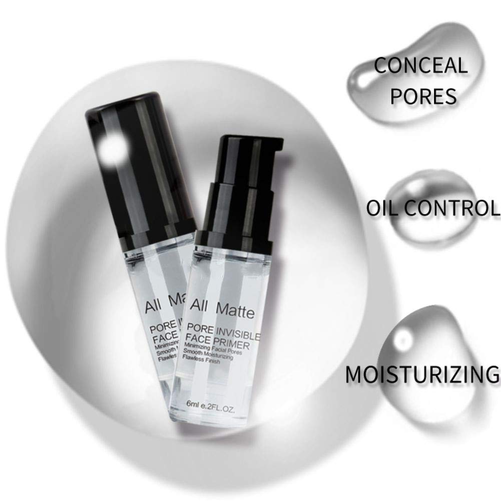 Ofanyia Facial Foundation Primer Shrink Pores Moisturizing Long Lasting Natural Moisturizer Face Mak