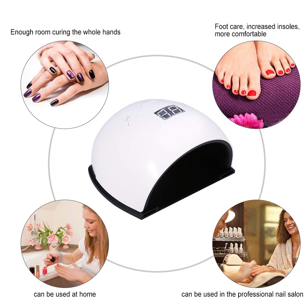 Clear Display Materials Nail Dryer Machine, Nail Gel Polish Drying Machine, Salon Shop for Home(U.S.