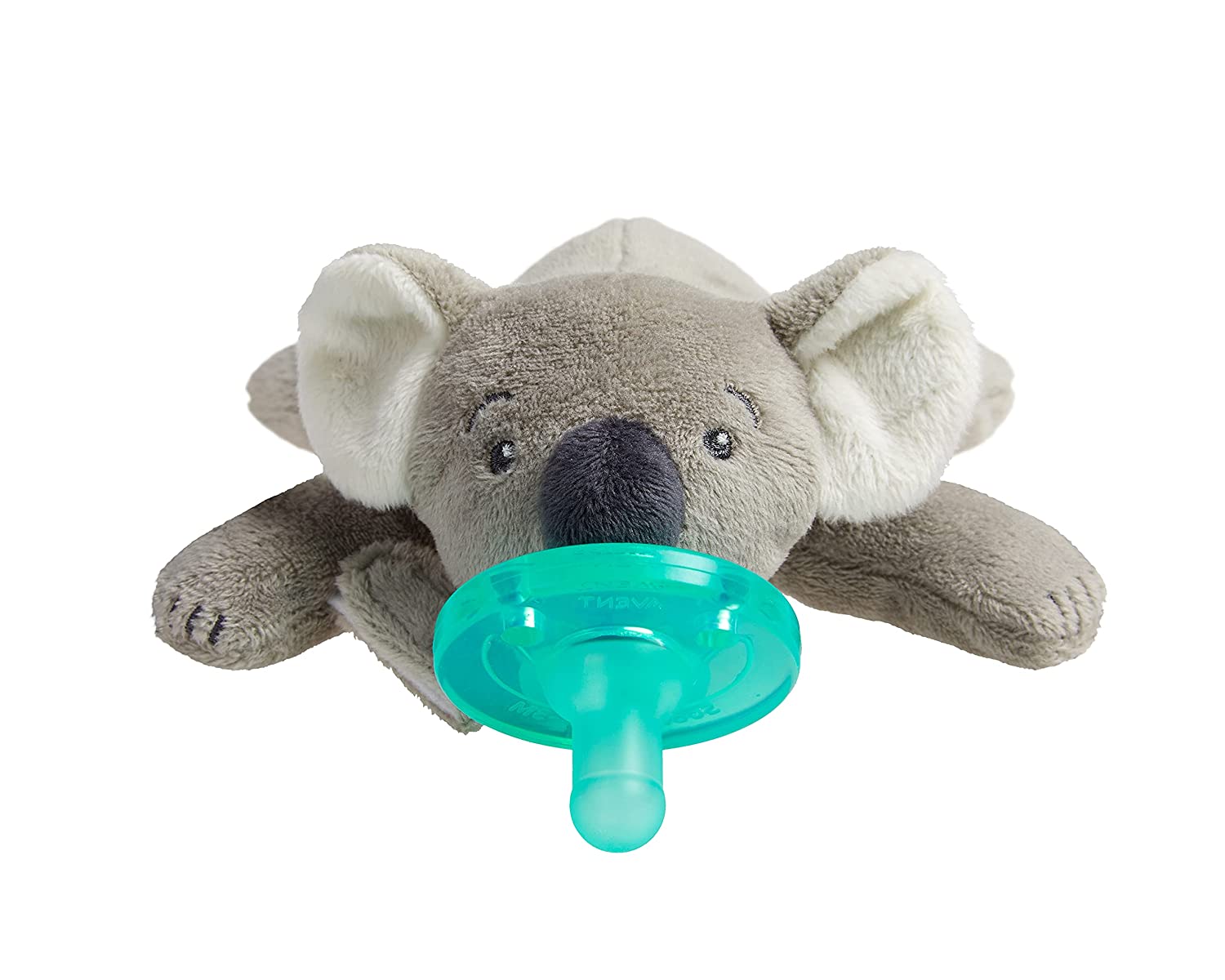 Philips AVENT Soothie Snuggle Pacifier Holder with Detachable Pacifier, Koala, 0m+, SCF347/06