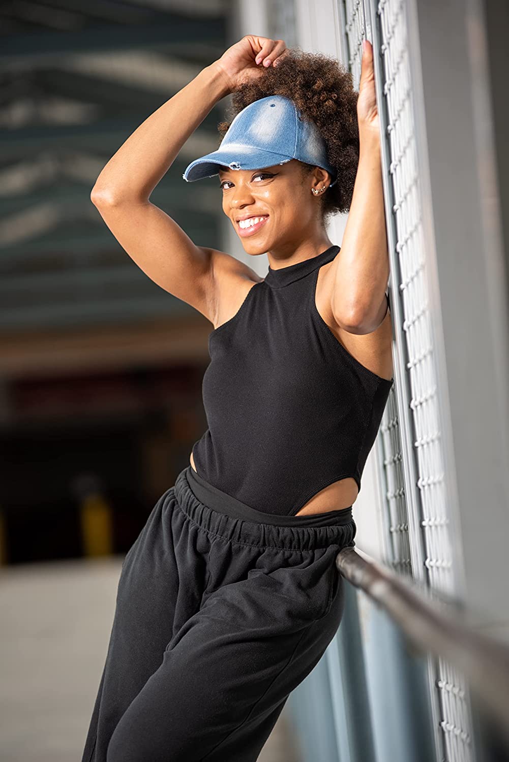 Beautifully Warm Satin Lined Baseball Hat for Women | Ponytail Hat for Curly Natural Hair | Backless