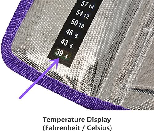 CHILDHOOD Waterproof Insulin Cooler Travel Case Temperature Display Medication Insulated Cooling Bag