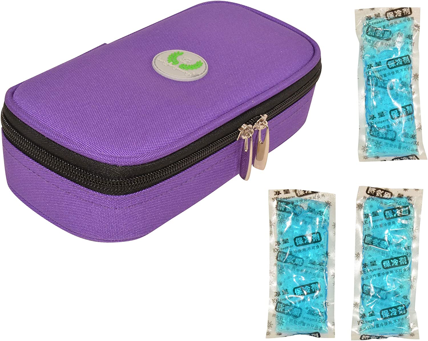 CHILDHOOD Waterproof Insulin Cooler Travel Case Temperature Display Medication Insulated Cooling Bag